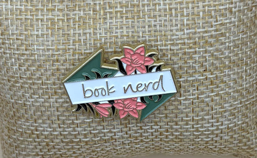 "Book Nerd" Pin