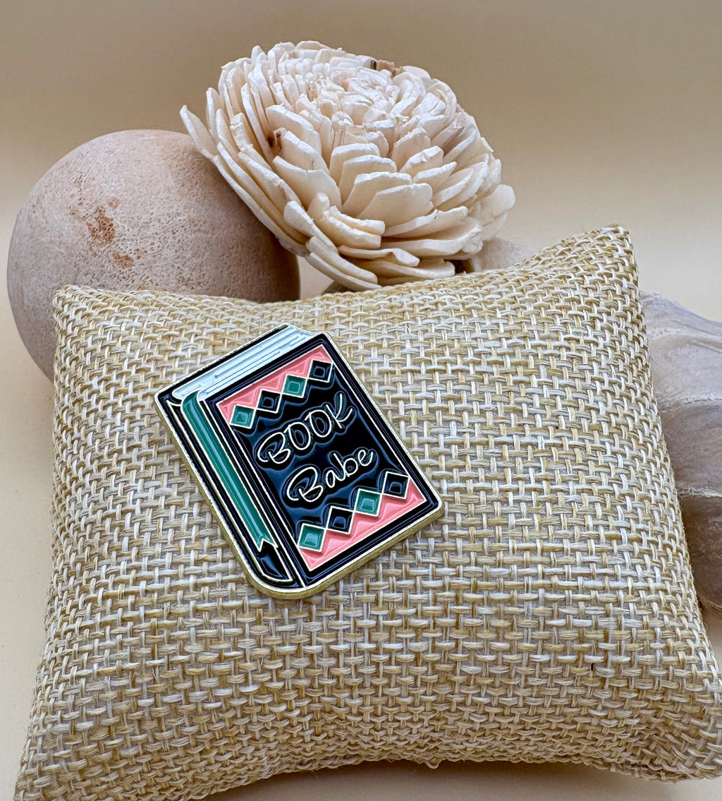 "Book Babe" Pin
