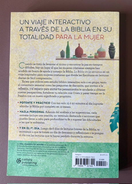 La Biblia en 52 semanas: Un estudio bíblico anual para la mujer